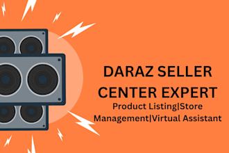 professionally handle your daraz store and listing