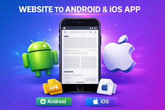convert your website to flutter mobile app