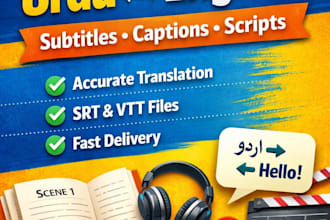 professionally translate urdu to english and english to urdu with high accuracy