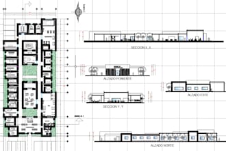 haré planos arquitectónicos y dibujos técnicos en autocad