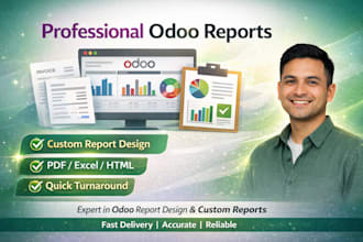 do odoo customization and professional odoo reports