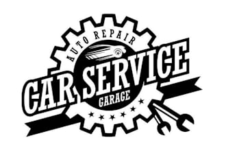 create a custom automotive logo for auto repair, garage, or workshop