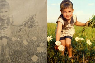 restore your old photos without changing the faces