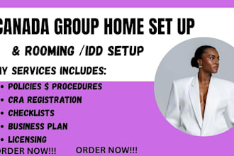 do canada group home, rooming house, lodging house, veteran group home, idd, ltd