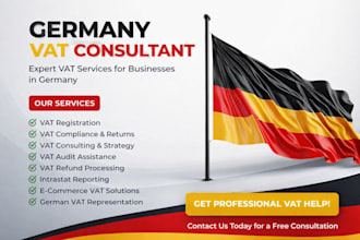 handle german vat registration, vat returns and compliance consultant