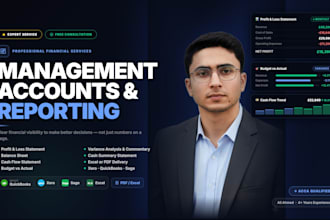 prepare management accounts and financial statements