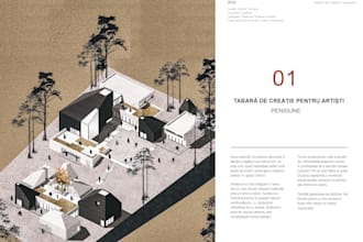 create architectural portfolio and presentation board