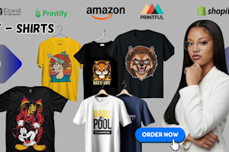 design tshirt and merch graphics for you