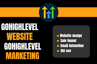 design gohighlevel landing page, gohighlevel sales funnel and go high level webs