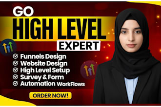 do gohighlevel webiste, funnel, gohighlevel workflow automation highlevel expert