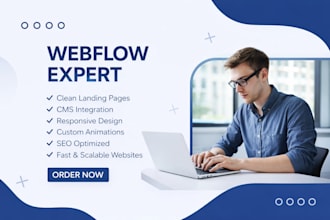 build a modern webflow website with cms integration