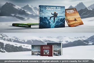 create professional amazon KDP ebook cover design