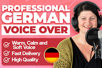 create a recording for you with my warm and calm voice