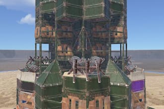 base build, design, farm resources, do electrical and piping