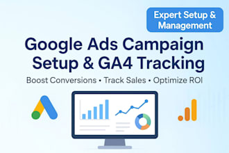 setup manage and audit your google ads campaign for ecommerce brand