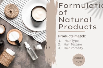 formulate natural hair care products