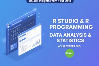 do projects in python, r programming, rstudio tasks, and data assigned