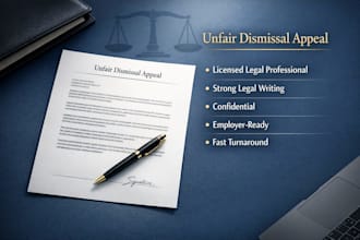 draft your unfair dismissal appeal letter to get your job back