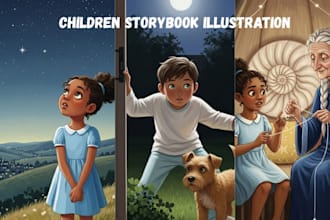 children storybook, bedtime stories, children morals illustration