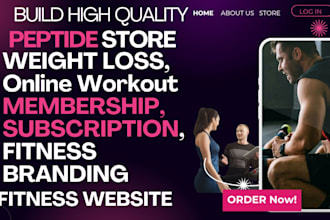 fitness coaching, weight loss, online workout, membership program website