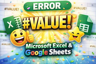repair error value in excel formulas and sheets