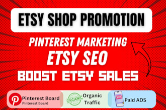 do etsy store promotion to increase etsy traffic and boost sales