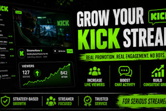do organic kick channel promotion to get subs followers and engagement