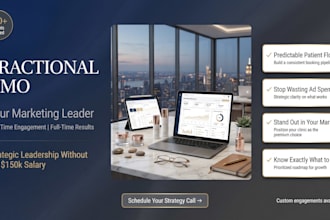 be your fractional cmo and marketing strategist for clinics and service business