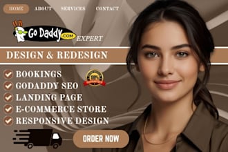 godaddy website design godaddy website redesign, develop godaddy website design