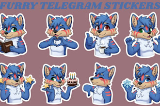 draw furry telegram stickers nsfw furry stickers discord animated stickers