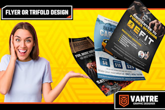 design a professional, eye catching flyer that converts