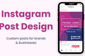 design a clean and professional instagram post