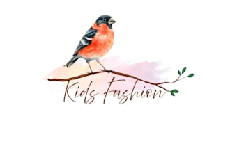 design kids logo with revision, copyright
