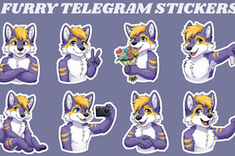 draw nsfw sticker furry telegram stickers animated sticker crypto stickers