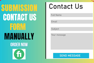 do contat us form submission manually