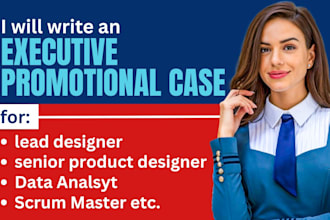 write an executive promotion case for lead or senior product designers UI and UX