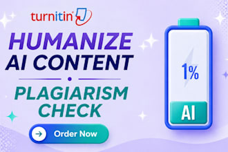 proofread and humanize ai content and check plagiarism