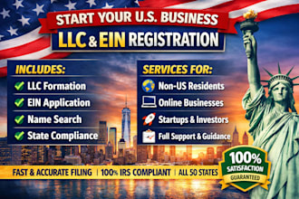 form your US llc and apply for ein with irs compliance