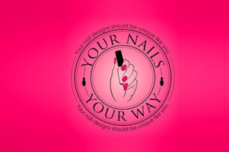 design awesome beauty spa nails logo for you