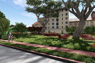 design your backyard, garden or patio in realistic 3d render