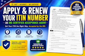 apply and renew your itin number as irs certified acceptance agent