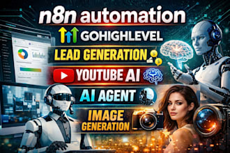 n8n automation gohighlevel lead generation  youtube ai ai agent image generation