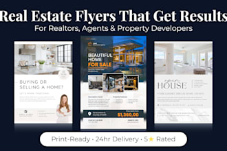 design luxury real estate brochure, flyer and investor marketing kit