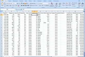 do any excel based work or any database related work