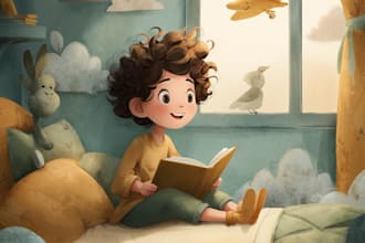 children book illustration, children picture book