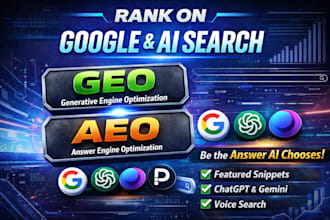 do monthly website local off page GEO aeo optimization for ai search engines