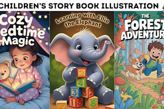 illustrate children story book illustrations 3d children story book illustration
