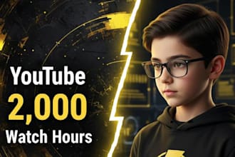 provide organic youtube watch hours for channel monetization