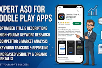 write high ranking aso metadata for google play app