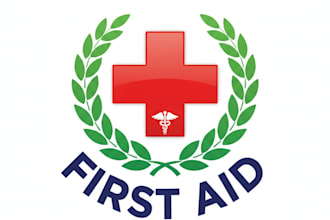 design a professional first aid logo for your brand or organization